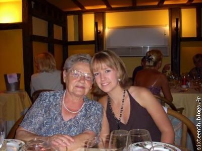 Ma grand mère et moi (tro zoli photo )
